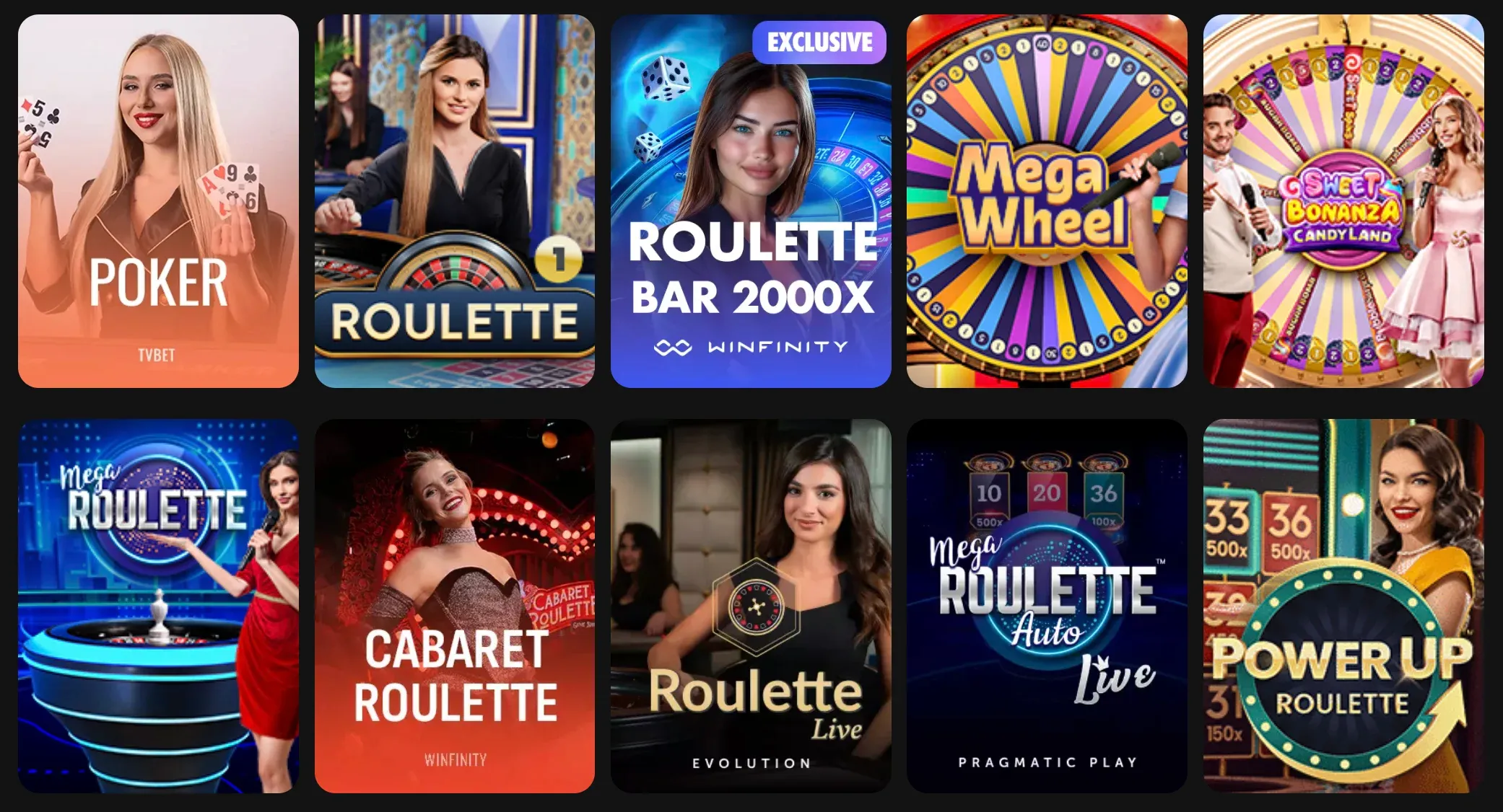 Hry v živém kasinu v Spinstar casino